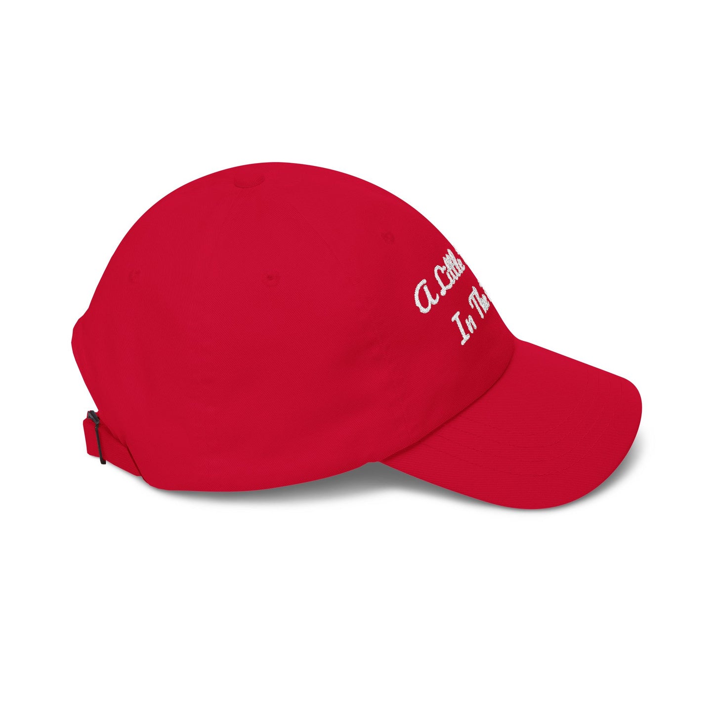 Classic Dad Cap — "A Little Touched In The Head" Embroidered Cotton Baseball Hat
