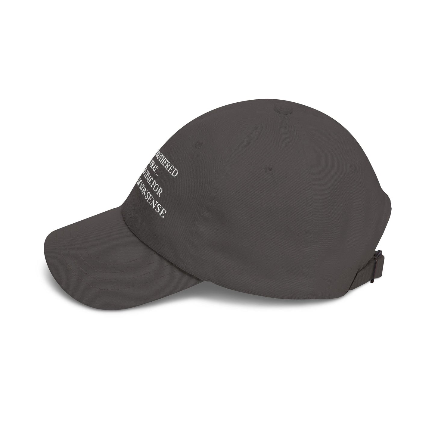 Dad Cap – "I Have No Time For That Sort Of Nonsense." JUNGLE BOOK CARTOON Embroidered Baseball Hat
