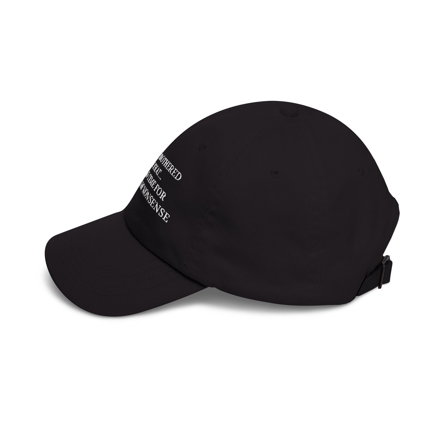 Dad Cap – "I Have No Time For That Sort Of Nonsense." JUNGLE BOOK CARTOON Embroidered Baseball Hat
