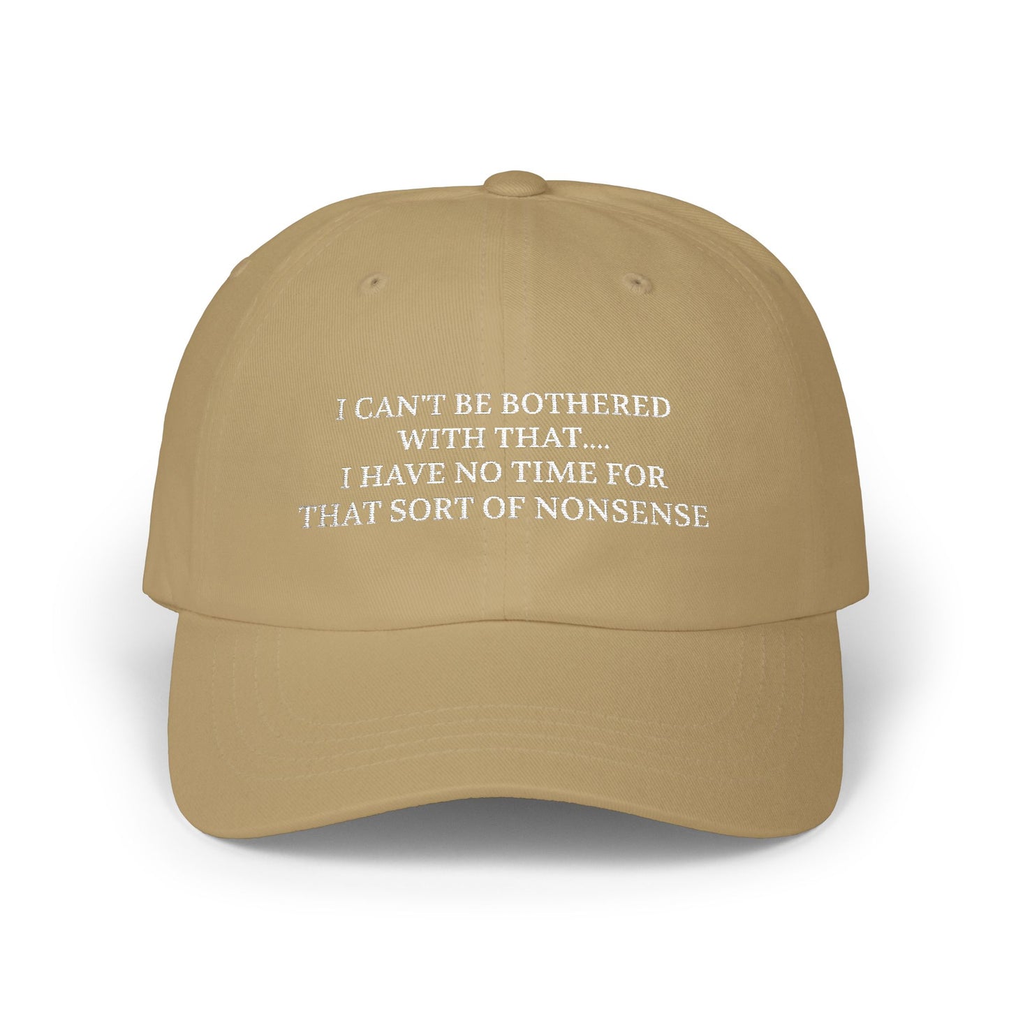 Dad Cap – "I Have No Time For That Sort Of Nonsense." JUNGLE BOOK CARTOON Embroidered Baseball Hat