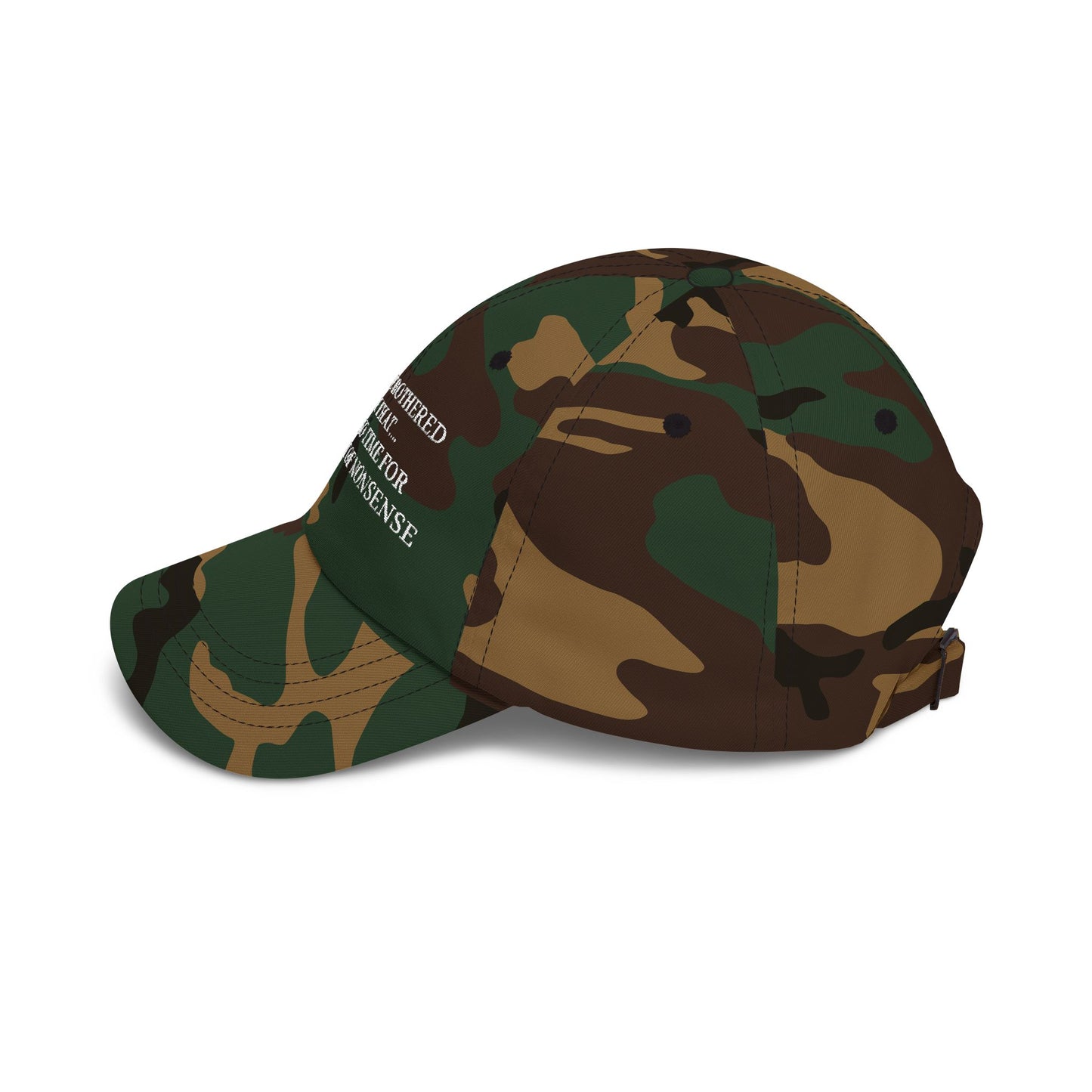 Dad Cap – "I Have No Time For That Sort Of Nonsense." JUNGLE BOOK CARTOON Embroidered Baseball Hat