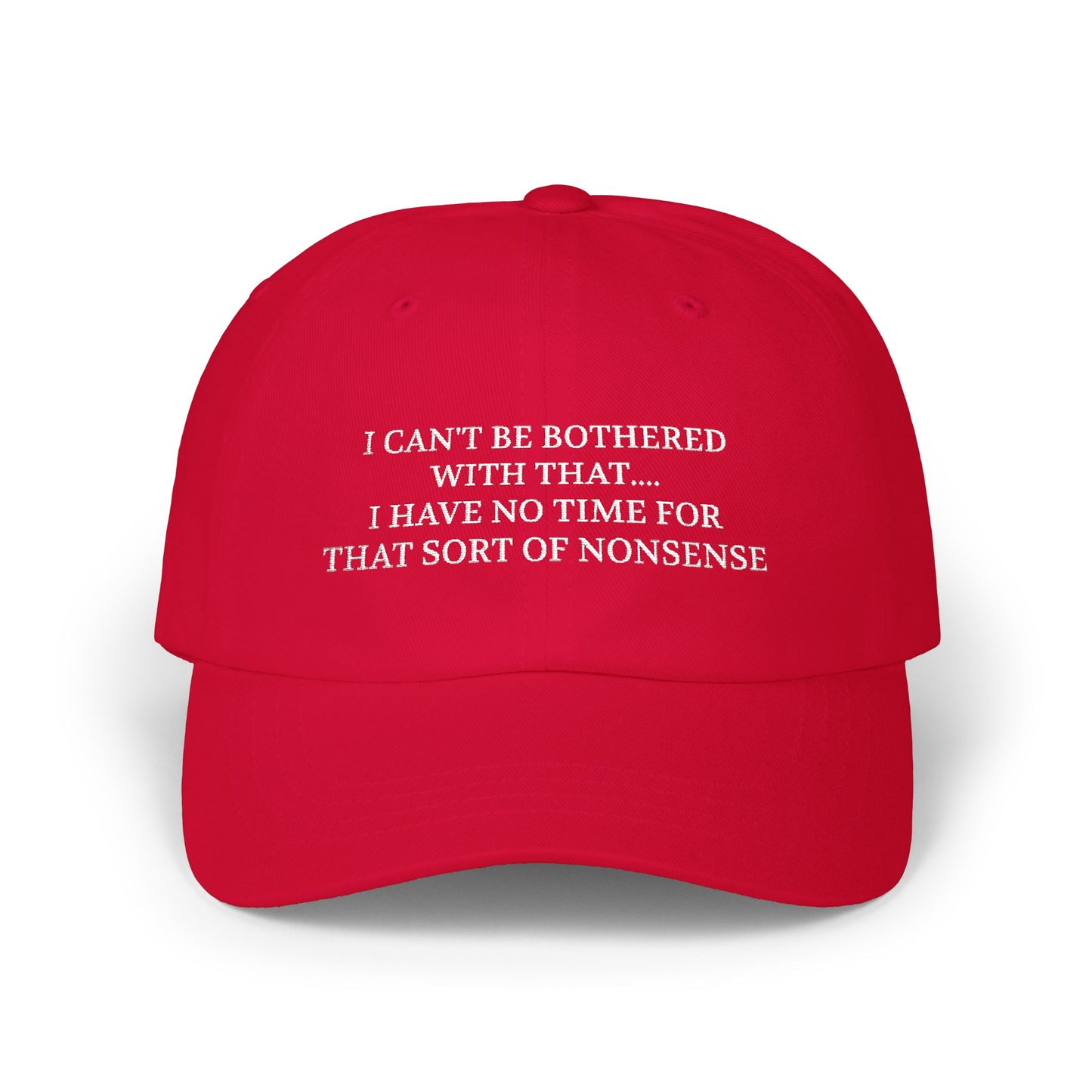 Dad Cap – "I Have No Time For That Sort Of Nonsense." JUNGLE BOOK CARTOON Embroidered Baseball Hat