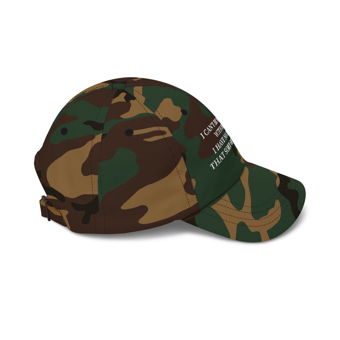 Dad Cap – "I Have No Time For That Sort Of Nonsense." JUNGLE BOOK CARTOON Embroidered Baseball Hat