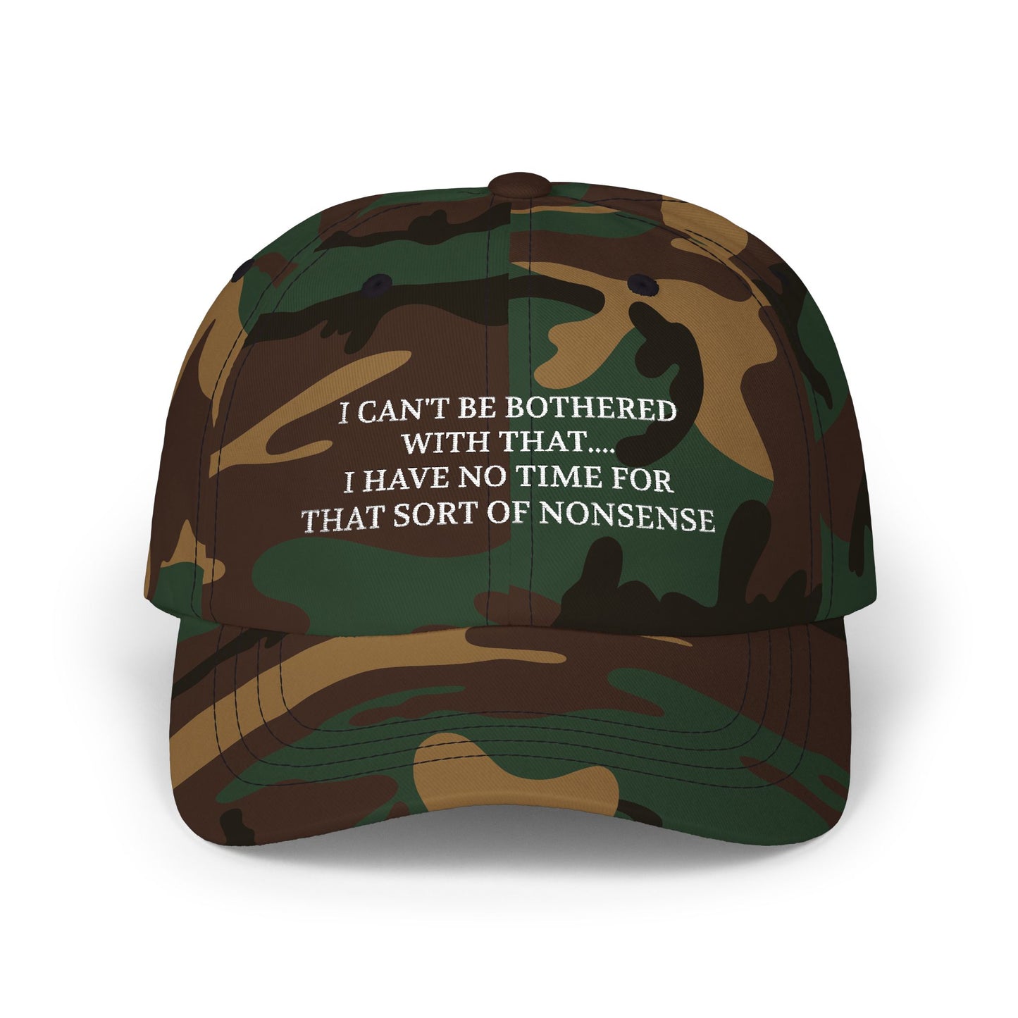 Dad Cap – "I Have No Time For That Sort Of Nonsense." JUNGLE BOOK CARTOON Embroidered Baseball Hat
