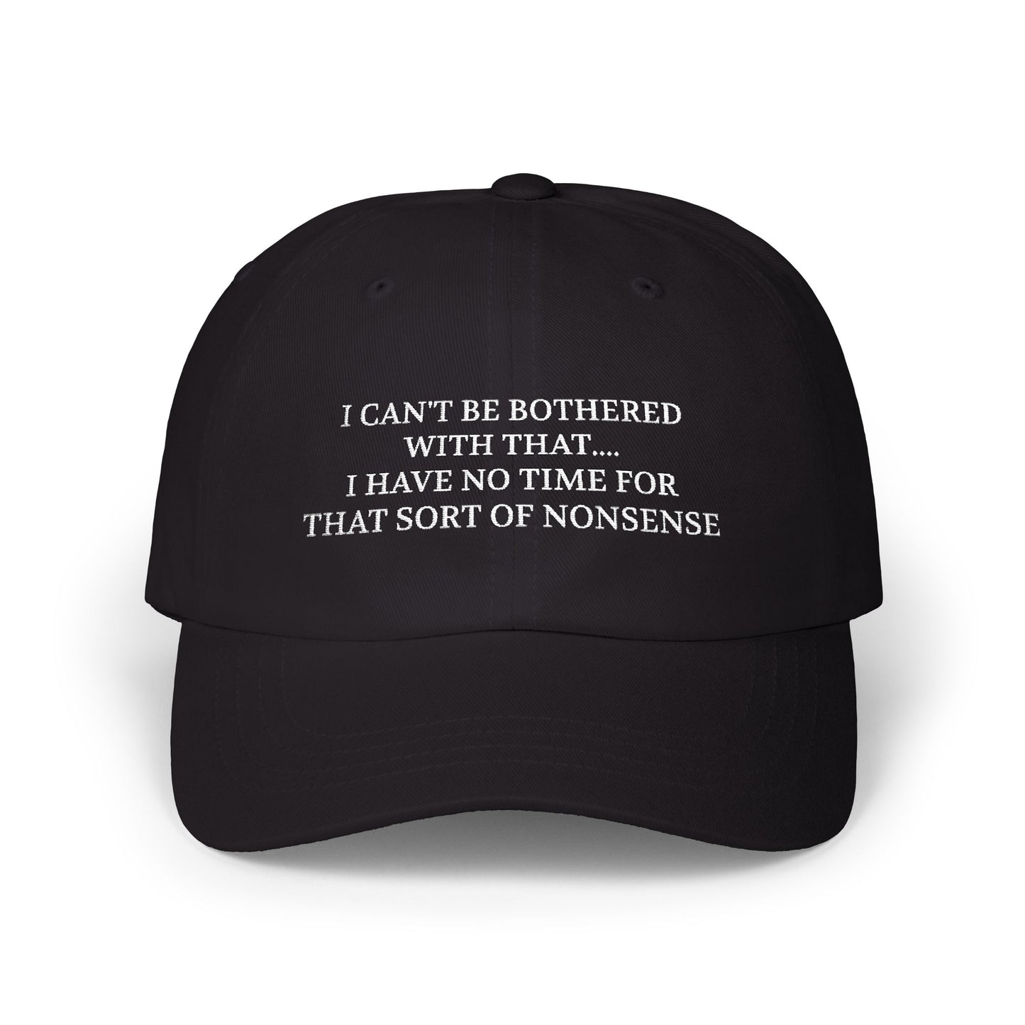 Dad Cap – "I Have No Time For That Sort Of Nonsense." JUNGLE BOOK CARTOON Embroidered Baseball Hat
