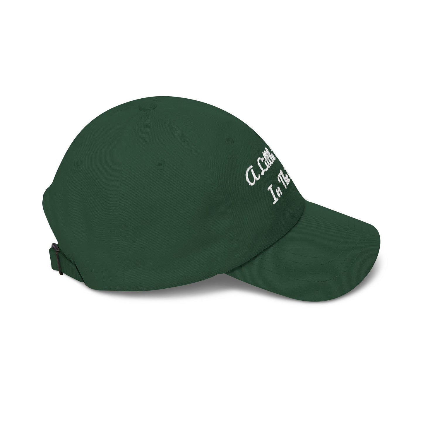 Classic Dad Cap — "A Little Touched In The Head" Embroidered Cotton Baseball Hat