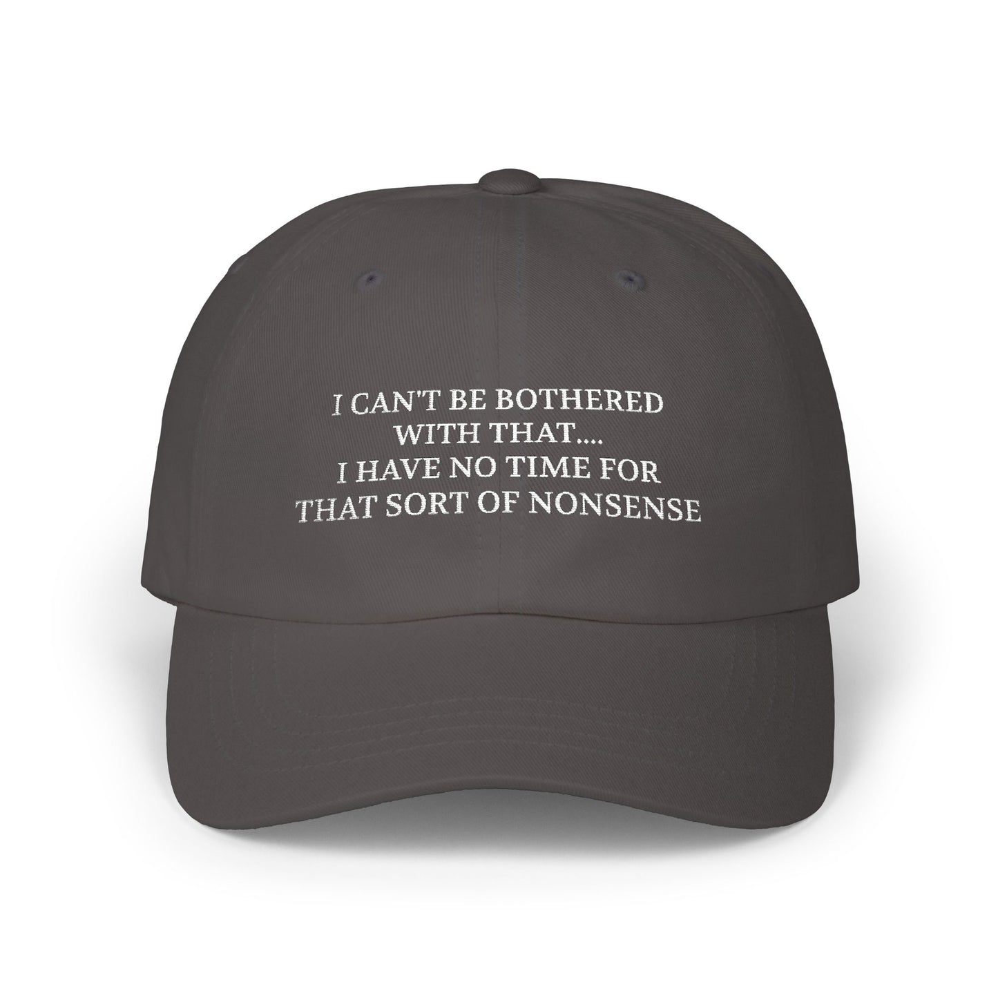 Dad Cap – "I Have No Time For That Sort Of Nonsense." JUNGLE BOOK CARTOON Embroidered Baseball Hat