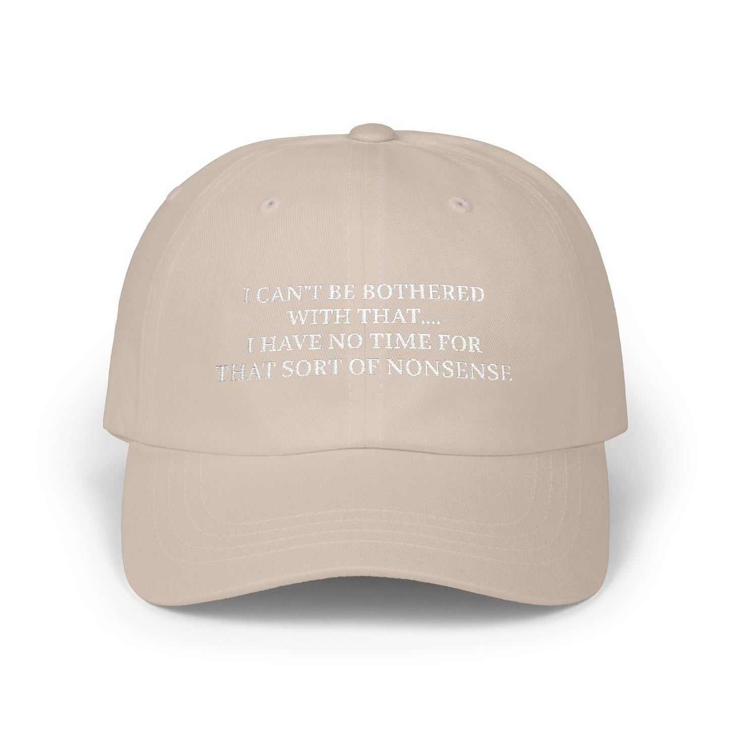Dad Cap – "I Have No Time For That Sort Of Nonsense." JUNGLE BOOK CARTOON Embroidered Baseball Hat